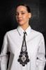 Галстук фигурный Вятское кружево.