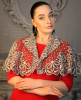 Пелерина Фиалки ручное русское кружево