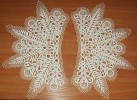 Оплечье Эполеты  ручное русское кружево