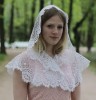 Пелерина с капюшоном Вологодское кружево